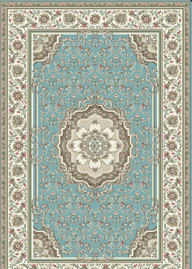 Handmade Persian-Style Wool Carpet