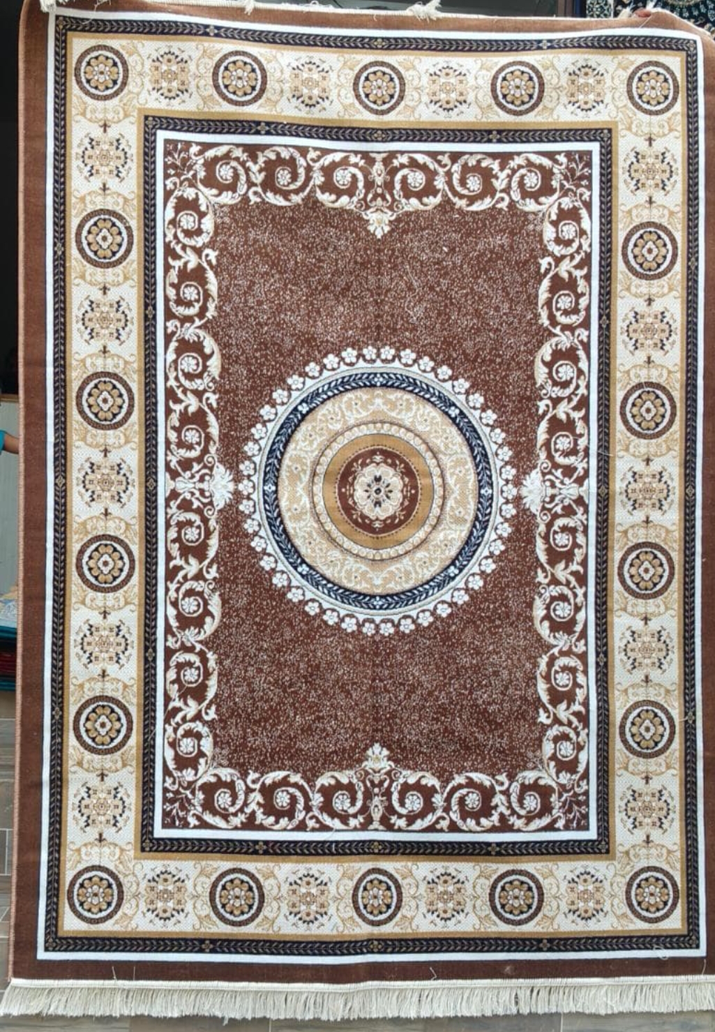 Royal Brown Medallion Carpet